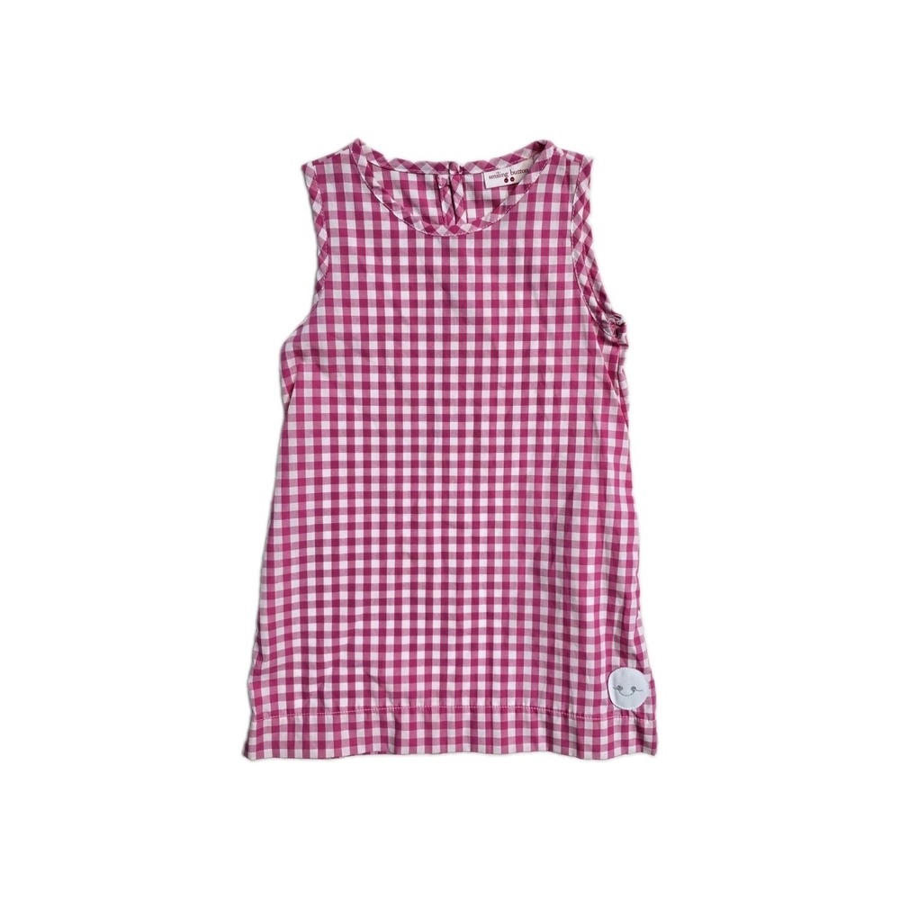 Smiling Button Boutique Girls Dress Red 2 T Cotton Buble‎ Gum Pink NEW